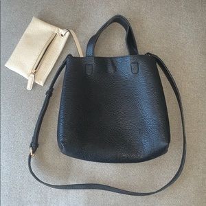 Black Cross Body Purse